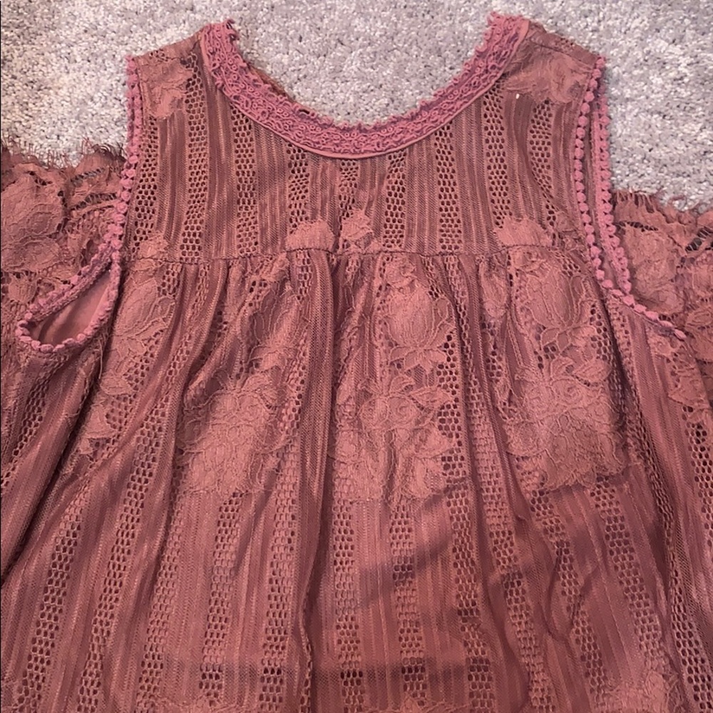 Boutique Purple Lace Dress